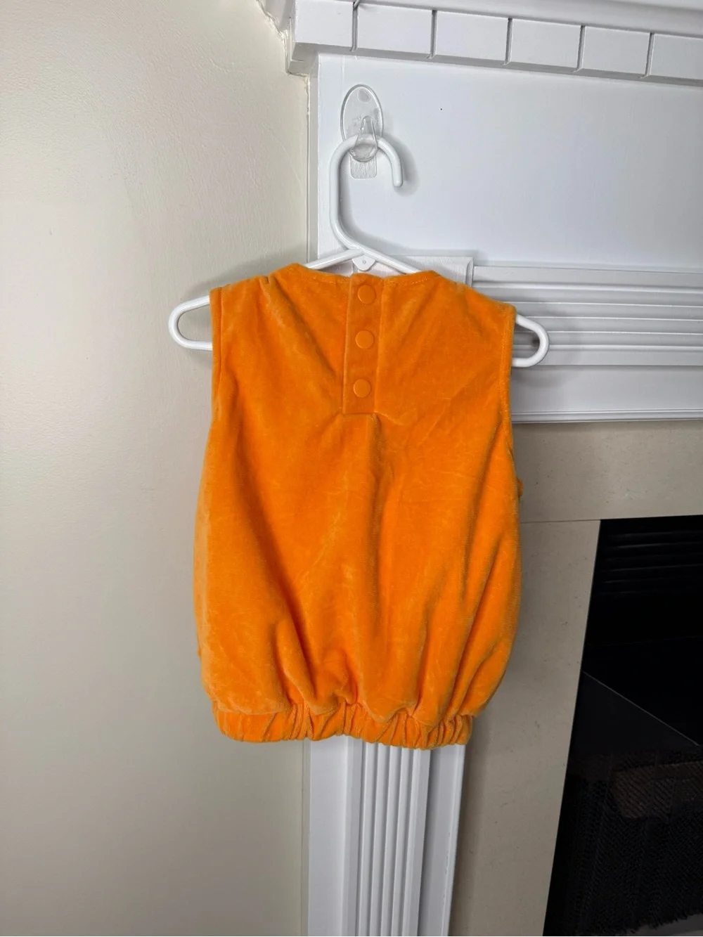 Baby Pumpkin Costume with hat Orange Jack-O'-Lantern Outfit 0-6 months